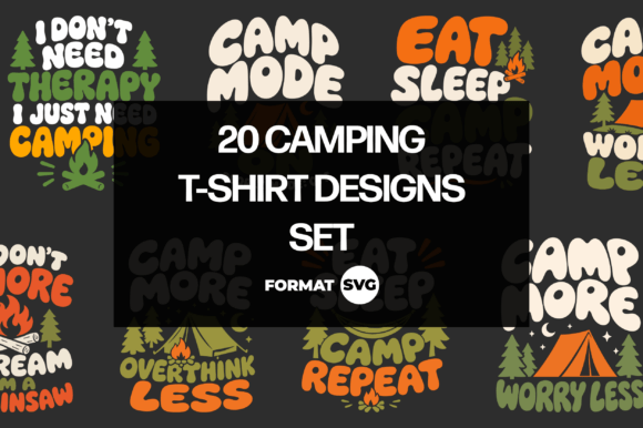 20 Camping SVG Quote Designs 1 Review