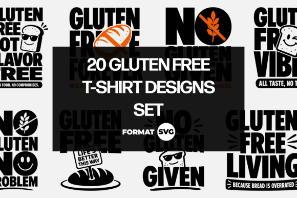 20 Gluten Free SVG Quotes 2