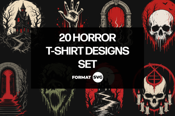 20 Horror SVG Design Bundle Review