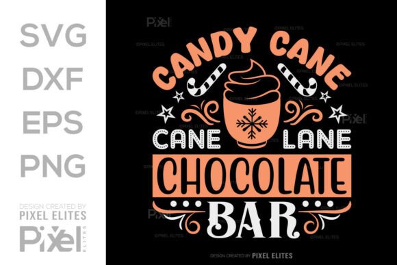 Candy Cane Lane Hot Chocolate Bar SVG Review