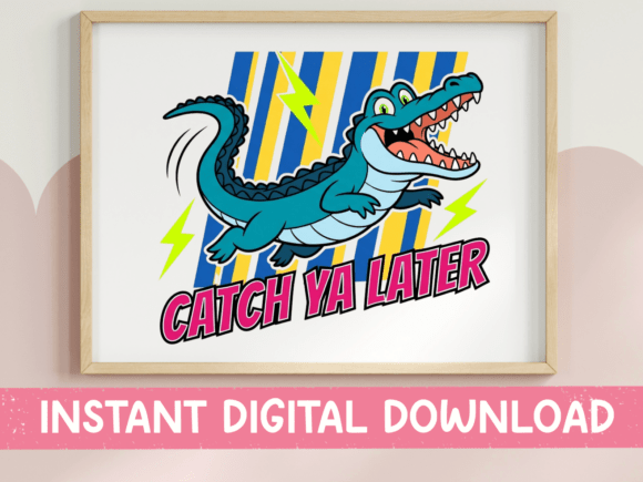 Catch Ya Later Alligator SVG PNG Review