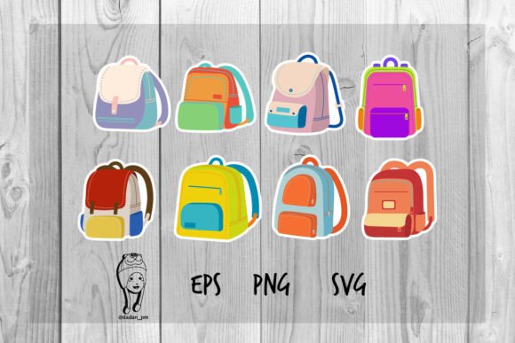 Colorful Backpack Sticker Bundle School Review