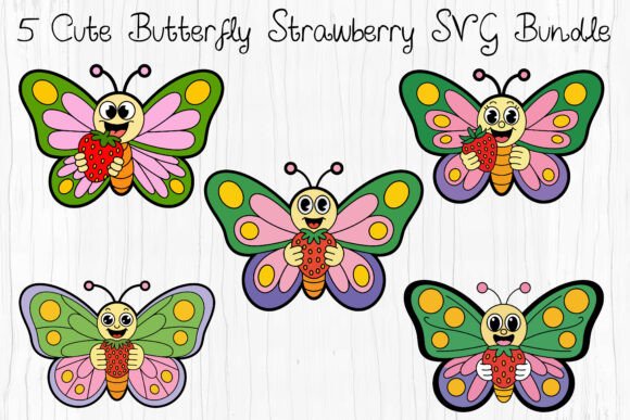 Cute Butterfly Strawberry SVG Bundle Review
