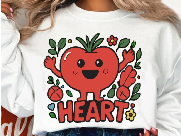 Cute Tomato Illustration SVG PNG Quote Review
