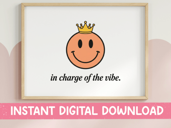 In Charge of the Vibe Smiley SVG Review