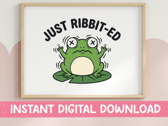 Just Ribbit-Ed Funny Frog SVG Review