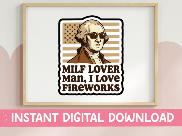 MILF Lover Fireworks Vintage SVG Review