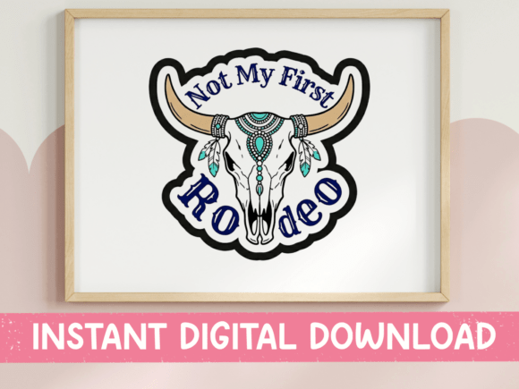 Not My First Rodeo Cow Skull SVG Embroidery Review