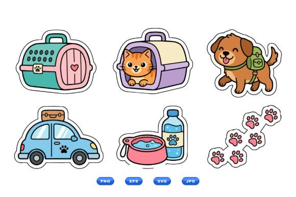 Pet Travel Sticker Clipart Review