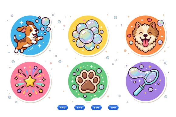 Playful Puppy Sticker Clipart Review
