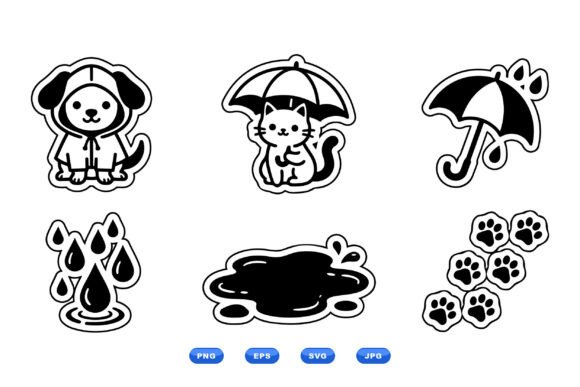 Rainy Day Pet Sticker SVGs: A Designer’s Embroidery Review