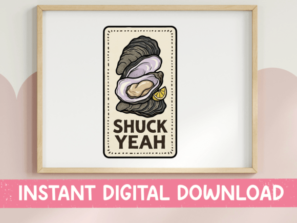 Shuck Yeah Oyster Sticker Embroidery Review