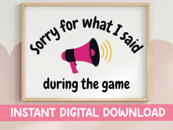 Sorry for What I Said Megaphone SVG Embroidery Review