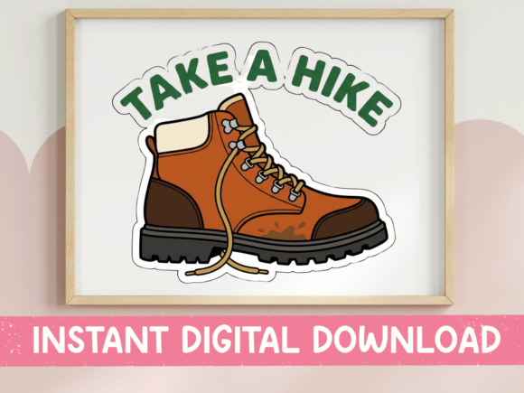 Take a Hike Boot Sticker Design Review