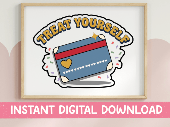 Treat Yourself Credit Card Sticker Embroidery Review